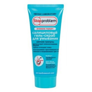 СТОППРОБЛЕМ ГЕЛЬ-СКРАБ САЛИЦ. Д/УМЫВАНИЯ ОБНОВЛЕН. ОЧИЩЕН. 100МЛ. [STOPPROBLEM]