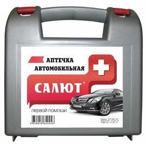 АПТЕЧКА АВТОМОБИЛЬНАЯ ФЭСТ САЛЮТ ТЕКСТИЛЬ ФУТ.