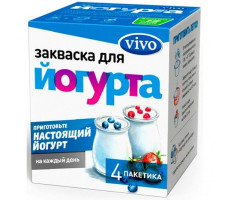 ВИВО ЗАКВАСКА ЙОГУРТ 0,5Г. №4 ПАК. [VIVO]