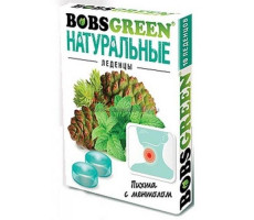 БОБС ГРИН ЛЕДЕНЦЫ 3,2Г. ПИХТА+МЕНТОЛ №10 (32Г.) [BOBSGREEN]