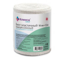 КЛИНСА БИНТ ЭЛАСТ. КОМПРЕС. СР 10Х150СМ (ЗАСТЕЖКА)