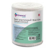 КЛИНСА БИНТ ЭЛАСТ. КОМПРЕС. СР 10Х350СМ (ЗАСТЕЖКА)