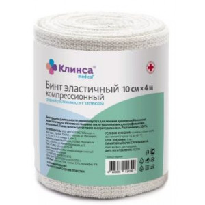 КЛИНСА БИНТ ЭЛАСТ. КОМПРЕС. СР 10Х400СМ (ЗАСТЕЖКА) КЛИНСА БИНТ ЭЛАСТ. КОМПРЕС. СР 10Х400СМ (ЗАСТЕЖКА)