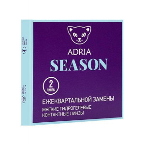 ЛИНЗА КОНТАКТНАЯ АДРИА SEASON 8.6 -2,00 2PK [ADRIA]