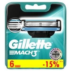 ЖИЛЛЕТ МАЧ 3 КАССЕТЫ №6 [GILLETTE]