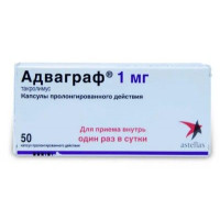 АДВАГРАФ 1МГ. №50 КАПС. ПРОЛОНГ. /АСТЕЛЛАС/