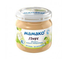 МАМАКО ПЮРЕ 80Г. ЯБЛОКО КОЗ.ТВОРОГ 6+МЕС. [MAMAKO]