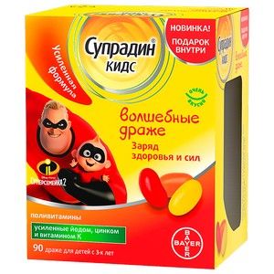 СУПРАДИН КИДС ВОЛШЕБНЫЕ №90 ДРАЖЕ СУПРАДИН КИДС ВОЛШЕБНЫЕ №90 ДРАЖЕ