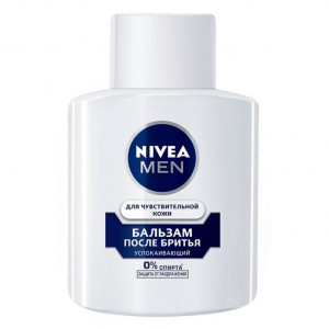 НИВЕЯ МЕН БАЛЬЗАМ П/БРИТЬЯ УСПОК. Д/ЧУВСТВ.КОЖИ 100МЛ. [NIVEA]