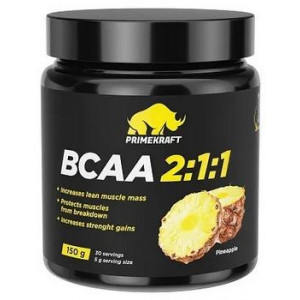 ПРАЙМ КРАФТ BCAA 2:1:1 АМИНОКИСЛОТЫ АНАНАС 150Г. (СПОРТ.ПИТАНИЕ) [PRIME KRAFT]