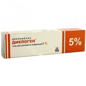 ДИКЛОГЕН 5% 100Г. ГЕЛЬ Д/НАРУЖ.ПРИМ. ТУБА /АДЖИО/ ДИКЛОГЕН 5% 100Г. ГЕЛЬ Д/НАРУЖ.ПРИМ. ТУБА /АДЖИО/