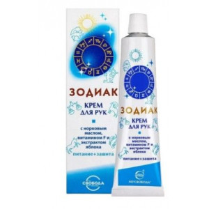 ЗОДИАК КРЕМ Д/РУК НОРК.МАСЛО+ВИТ.Ф+ЯБЛОКО 41Г. ТУБА /СВОБОДА/ ЗОДИАК КРЕМ Д/РУК НОРК.МАСЛО+ВИТ.Ф+ЯБЛОКО 41Г. ТУБА /СВОБОДА/