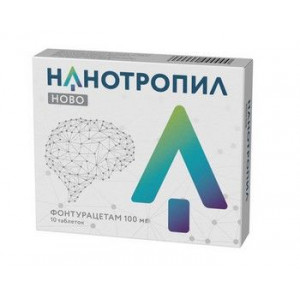 НАНОТРОПИЛ НОВО 100МГ. №10 ТАБ. /ВАЛЕНТА/ НАНОТРОПИЛ НОВО 100МГ. №10 ТАБ. /ВАЛЕНТА/