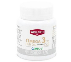 ОМЕГА-3 FISH OIL РЫБИЙ ЖИР+ВИТ.Е 260МГ. №120 КАПС.