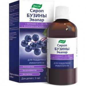 БУЗИНА СИРОП 100МЛ. /ЭВАЛАР/