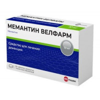 МЕМАНТИН ВЕЛФАРМ 10МГ. №90 ТАБ. П/П/О /ВЕЛФАРМ/