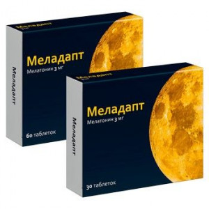 МЕЛАДАПТ 3МГ. №30 ТАБ. П/П/О /АТОЛЛ/ОЗОН/ МЕЛАДАПТ 3МГ. №30 ТАБ. П/П/О /АТОЛЛ/ОЗОН/