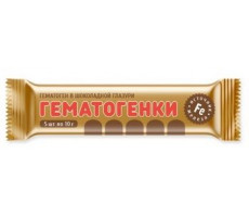 ГЕМАТОГЕНКИ ШОК.ГЛАЗУРЬ 10Г. №5 (50Г.)