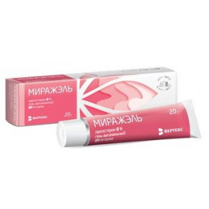 МИРАЖЭЛЬ 90МГ/ДОЗА 20Г. ГЕЛЬ ВАГИН. ТУБА +1 АППЛИКАТОР МИРАЖЭЛЬ 90МГ/ДОЗА 20Г. ГЕЛЬ ВАГИН. ТУБА +1 АППЛИКАТОР