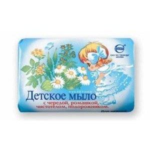 МЫЛО ДЕТСКОЕ ЭКСТР.ЧЕРЕДА+РОМАШ.+ЧИСТ.+ПОДОР. 100Г. /СВОБОДА/