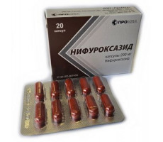 НИФУРОКСАЗИД 100МГ. №30 КАПС. /ПРОИЗВОДСТВО МЕДИКАМЕНТОВ/