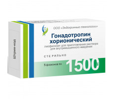 ГОНАДОТРОПИН ХОР 1500ЕД №5 ЛИОФ. Д/Р-РА Д/В/М ФЛ. /ФЕРМЕНТ/ЭНДОКРИННЫЕ ТЕХНОЛОГИИ/