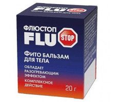 ФЛЮСТОП ФИТО ГЕЛЬ-БАЛЬЗАМ. РАЗОГР. 20Г.