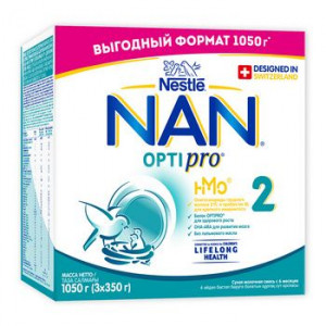 НАН-2 СМЕСЬ МОЛОЧНАЯ ОПТИПРО 1050Г. 6+МЕС. [NAN]