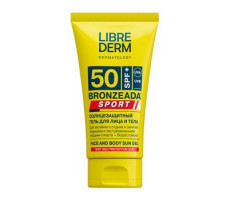 ЛИБРИДЕРМ БРОНЗИАДА ГЕЛЬ СОЛНЦЕЗАЩ. Д/ЛИЦА И ТЕЛА СПОРТ SPF50 150МЛ. [LIBREDERM]
