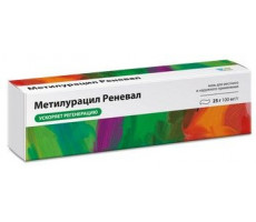 МЕТИЛУРАЦИЛ РЕНЕВАЛ 10% 25Г. МАЗЬ Д/МЕСТ. И НАРУЖ.ПРИМ. ТУБА