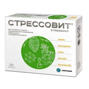 СТРЕССОВИТ 654МГ. №60 КАПС.