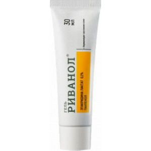 РИВАНОЛ ГЕЛЬ 30МЛ. Д/УХОДА ЗА КОЖЕЙ