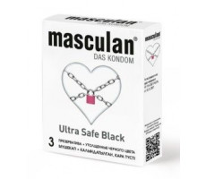 МАСКУЛАН ПРЕЗЕРВАТИВ УЛЬТРА УТОЛЩ. ЧЕРН. ЦВЕТ №3 [MASCULAN]