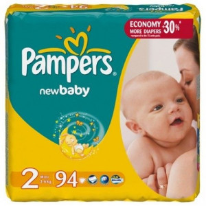 ПАМПЕРС ПОДГУЗН. БЕБИ ДРАЙ 2 МИНИ 3-6КГ №94 [PAMPERS]