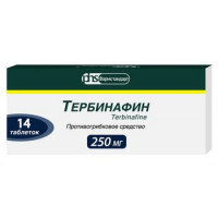 ТЕРБИНАФИН 250МГ. №14 ТАБ. /ФАРМСТАНДАРТ ЛЕКСРЕДСТВА/