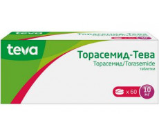 ТОРАСЕМИД-ТЕВА 10МГ. №60 ТАБ.