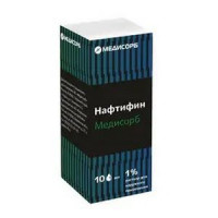 НАФТИФИН МЕДИСОРБ 1% 10МЛ. №1 Р-Р Д/НАРУЖ.ПРИМ. ФЛ. /КИРОВСКАЯ ФФ/