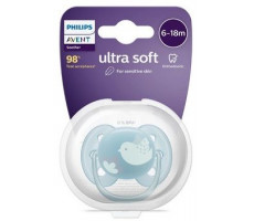 АВЕНТ ПУСТЫШКА УЛЬТРА-СОФТ СИЛИК. С ЩИТКОМ-НАГУБН.КОЛЬЦОМ-ДЕРЖ. 6-18МЕС. №1 ФУТ. /АРТ.SCF092/04/ [AVENT]