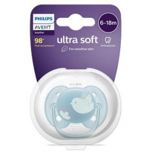 АВЕНТ ПУСТЫШКА УЛЬТРА-СОФТ СИЛИК. С ЩИТКОМ-НАГУБН.КОЛЬЦОМ-ДЕРЖ. 6-18МЕС. №1 ФУТ. /АРТ.SCF092/04/ [AVENT]