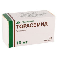 ТОРАСЕМИД 10МГ. №60 ТАБ. /ПРАНАФАРМ/