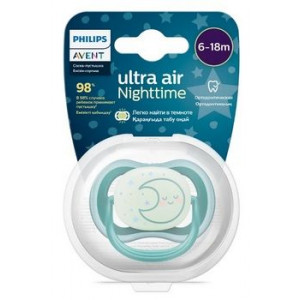 АВЕНТ ПУСТЫШКА УЛЬТРА АИР СИЛИК. НОЧН. 6-18МЕС. №1 /АРТ.377/02/ [AVENT]