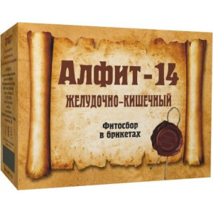 АЛФИТ-14 СБОР ЖЕЛУДОЧНО-КИШЕЧНЫЙ 2Г. №30Х2 (120Г.)