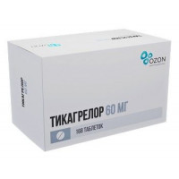 ТИКАГРЕЛОР 60МГ. №168 ТАБ. П/П/О /АТОЛЛ/ОЗОН/